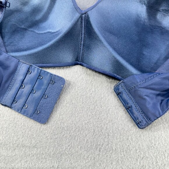 Auden Women's Size 36DD Nursing Bra Lightly Lined Wireless 2 Way Straps Blue New - Picture 12 of 14